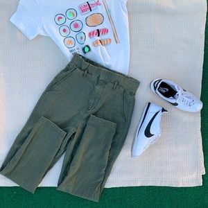 Green high waisted Express Pants